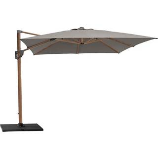 Cane-line Sunshade Parasol, Ø 3 meter, m/tilt, m/stok i trælook, Dusty White
