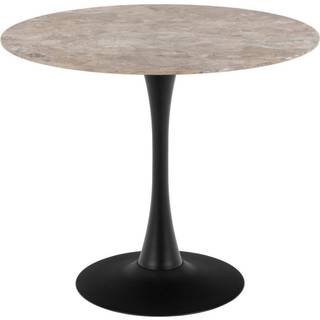 Malta Spisebord - Brun Keramik - Ø: 90 cm.