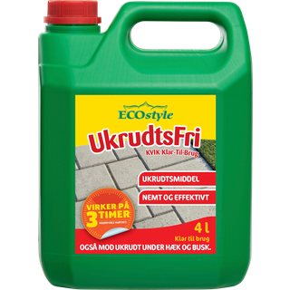 Ecostyle ukrudtsmiddel 4l klar til brug