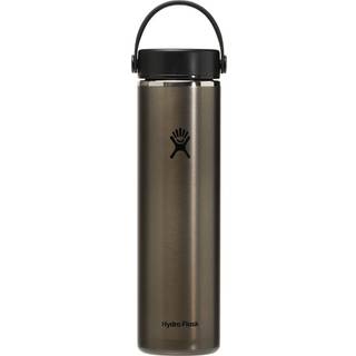 Hydro Flask Lightweight Wide Flex Cap Termoflaske størrelse 710 ml farve brun
