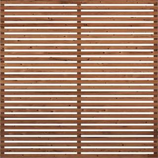 Plus Tokyo Træhegn, Thermowood, 180x180 cm.