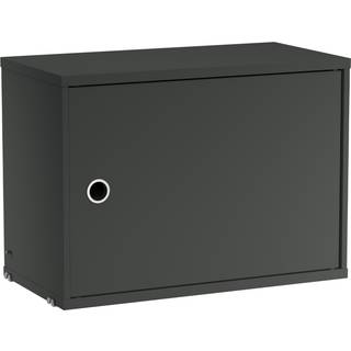 String Skab + Dør 58x30x42 Cm 1-pak t - Hylder Lakeret Mdf Mørkegrå - CSD5830-19-1