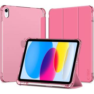 iPad 2022/2025 Tech-Protect SmartCase Pen Hybrid Tri-Fold Folio Cover - Krystal magenta