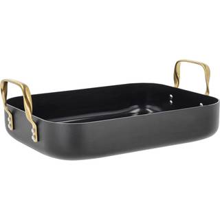 Holm Brasserie bradepande med keramisk belægning sort 34x26x8 cm