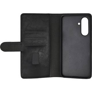 Samsung Galaxy A26 (5G) GEAR 2-in-1 Genanvendt Imiteret Læder Flip Cover m. Pung - Aftageligt Cover - Sort
