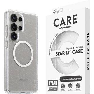CARE by PanzerGlass Flagship Case Transparent Urban Combat w. Black Qi Compatible Samsung S25 Edge