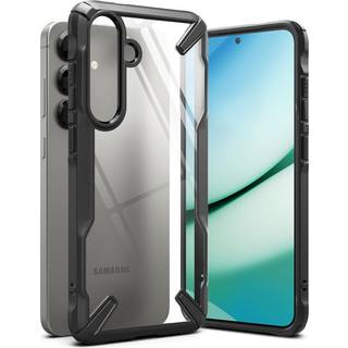 Samsung Galaxy S25 Ringke Fusion X Cover - Gennemsigtig / Sort