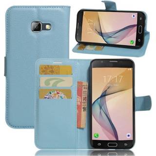 Samsung Galaxy A5 (2017) beskyttende læder-etui med kortholder  - Blå