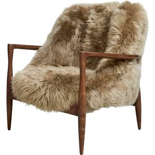 Jakobsdals Pecora Lænestol - Lænestole Fåreskind Brun - N812543-72