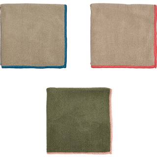 OYOY Mundus mikrofiberklud 30x30 cm 3 dele Olive-clay