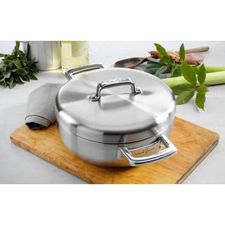 Samuel Groves Serveringspande med låg 24 cm, rustfrit stål