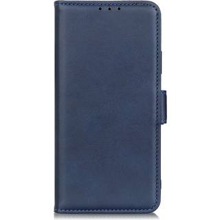 EIDERWOOD Samsung Galaxy S21 Ultra Imiteret Læder Cover m. Pung og Ståfunktion - Blå