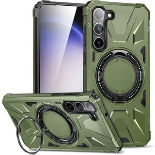 EIDERWOOD Samsung Galaxy S25+/S24+ Håndværkercover med Kickstand og Magsafe Understøttelse - Grøn