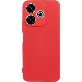 EIDERWOOD Beskyttelsescover til Xiaomi Redmi 13 i Fleksibelt Plastik - Rød
