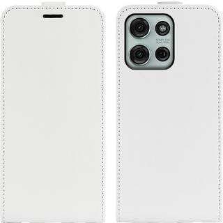 EIDERWOOD Motorola Moto G75 5G Etui med Kortlommer – Vertikal Flip Kunstlæder Cover - Hvid