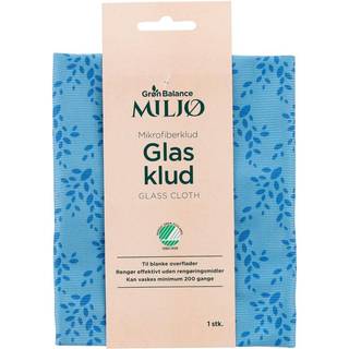 Grøn Balance, Klud, Microfiber glasklud, 1 stk.