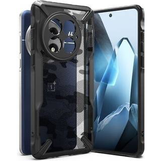 OnePlus 13 Ringke Fusion X Bagside Cover - Sort / Camouflage