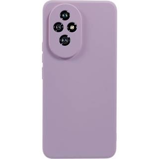 EIDERWOOD Honor 200 5G Plast Case – Beskyttende Cover med Fiberforing og Præcis Kameraudskæring - Lilla