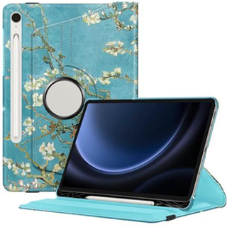 Fintie roterende sag til Samsung Galaxy Tab S9 FE 5G 10,9 tommer/Galaxy Tab S9 11 tommer 2023 med S Pen Holder 360 Grad Swiveling Stand Cover Aut