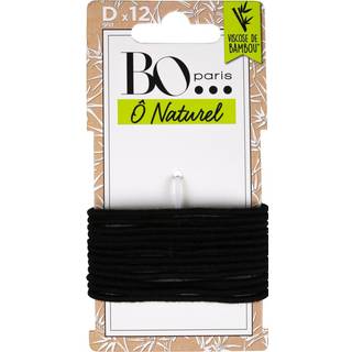 B&O Paris Thin Black Hair Ties 12 pcs