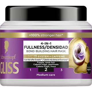 Schwarzkopf Gliss 4-in-1 Fullness Bond-Building Hair Mask - 400 ml.