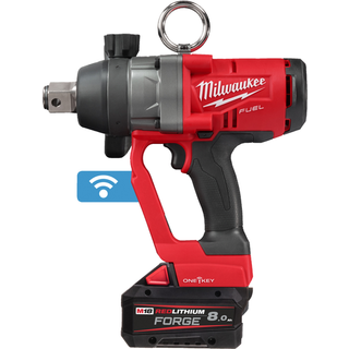 Milwaukee M18 ONEFHIWF1-802X Mutternøgle med batteri og oplader