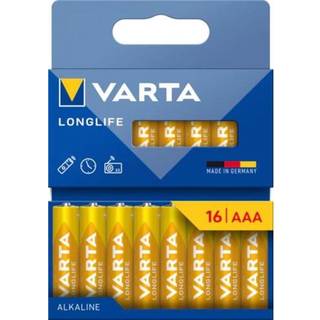Varta Longlife Power AAA batterier 7042381 16-pack (yellow)