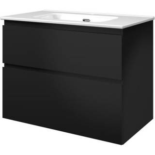 Sanibell Proline møbelsæt i matsort med 2 skuffer høj model 80x46cm