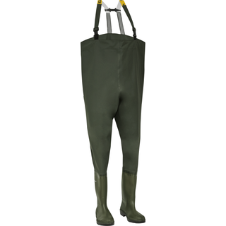 Waders m/korte støvler brede 170000B olive str. 41