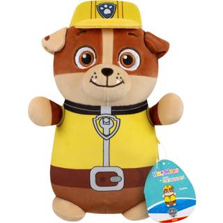 Squishmallows Hugmees Paw Patrol Bamse - Rubble 25 cm