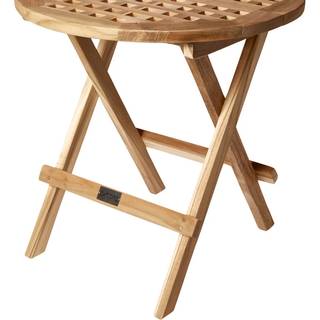 Dacore Jepara Teak Ristklapbord - Ø50 cm.