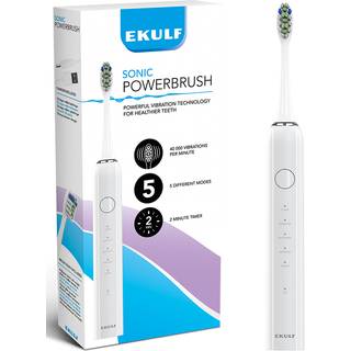 Ekulf Sonic PowerBrush white (1 stk)