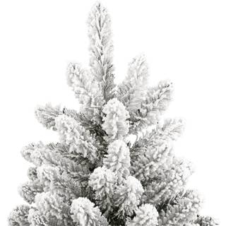 Kunstigt Juletræ Med Sne Hængslet Grøn Og Hvid - Basis / 270 cm