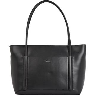 Calvin Klein Linn lille shopper  (BLACK (BEH))