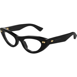 Bottega Veneta Kvinde Bottega Veneta BV1354O 001 Optiske stel Acetat Sort Transparent Cat Eye