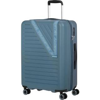 American Tourister Dynabelt Spinner Kuffert 68L, Rainstorm Blue