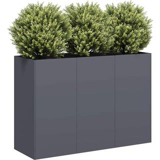 Plantekasse Antracitgrå Koldvalset Stål Stål/Antracitgrå - 120 x 40 x 80 cm