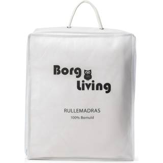 Baby rullemadras - 60x120 cm - Kogeægte - Borg Living fyldig madrasbeskytter i 100% Oeko-tex bomuld