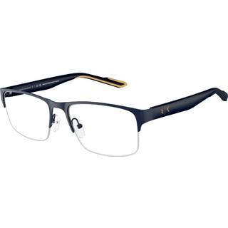 Armani Exchange AX1068 6099 56 Briller Mænd Blue - Matte Dark Blue - 56mm