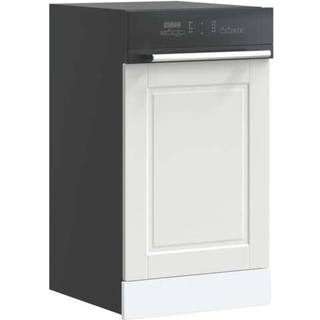 Låge Til Opvaskemaskine Porto 45X1,5X67 Cm Konstrueret Træ Hvid