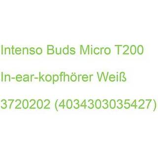 Intenso® T200 Trådløse In-ear headphones - Hvid