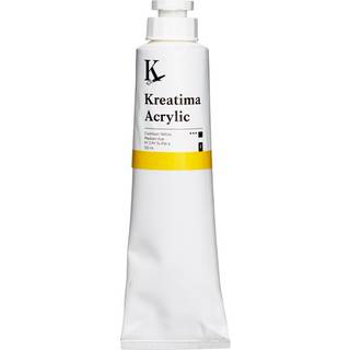 Kreatima Acrylic akrylfarve 120 ml – Cadmium Yellow Medium Hue PY 3 PY 74 PW 6