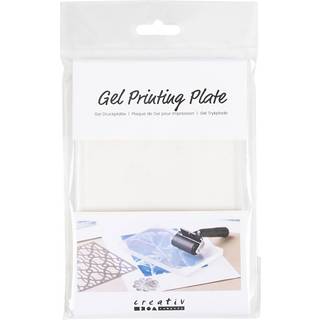 Gel Trykplade 12,7x17,8 cm - Mat Transparent