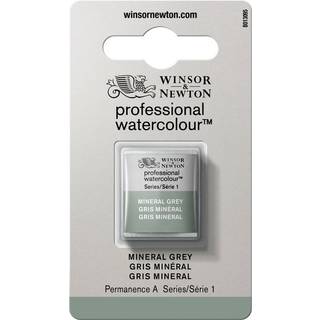 Winsor & Newton Professional Revival akvarelfarve half pan Mineral Grey 427