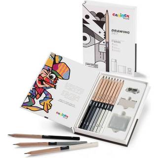 Skitsesæt 11 dele i hård box