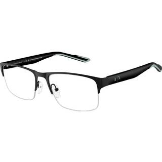 Armani Exchange AX1068 6000 56 Briller Mænd Black - Matte Black - 56mm