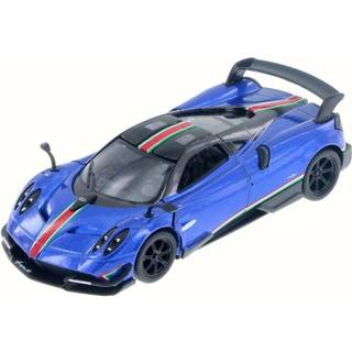 Kinsmart 2016 Pagani Huayra BC Blue W/Decals 5 """" 1:38 skala die st?bt metalmodel Toy Car m/tilbagetr?kningshandling