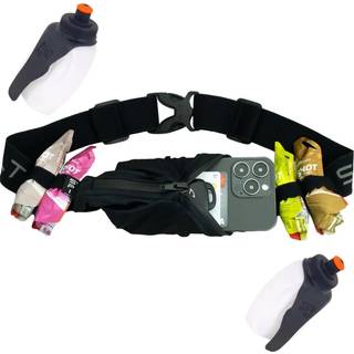 SPIbelt - Løbebælte Distance Pro - Black/Black Zipper