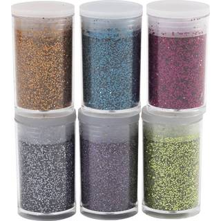 Bionedbrydelig Bio-Glimmer, 6 farver, 7 ml