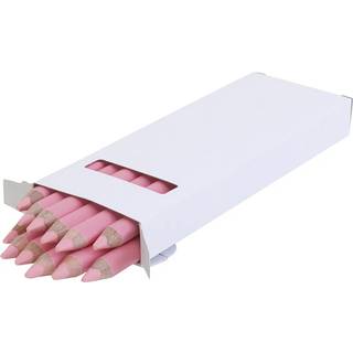 edu Kraftige Farveblyanter, tykkelse 10 mm, mine 6,25 mm, rosa, 12 stk./ 1 pk.